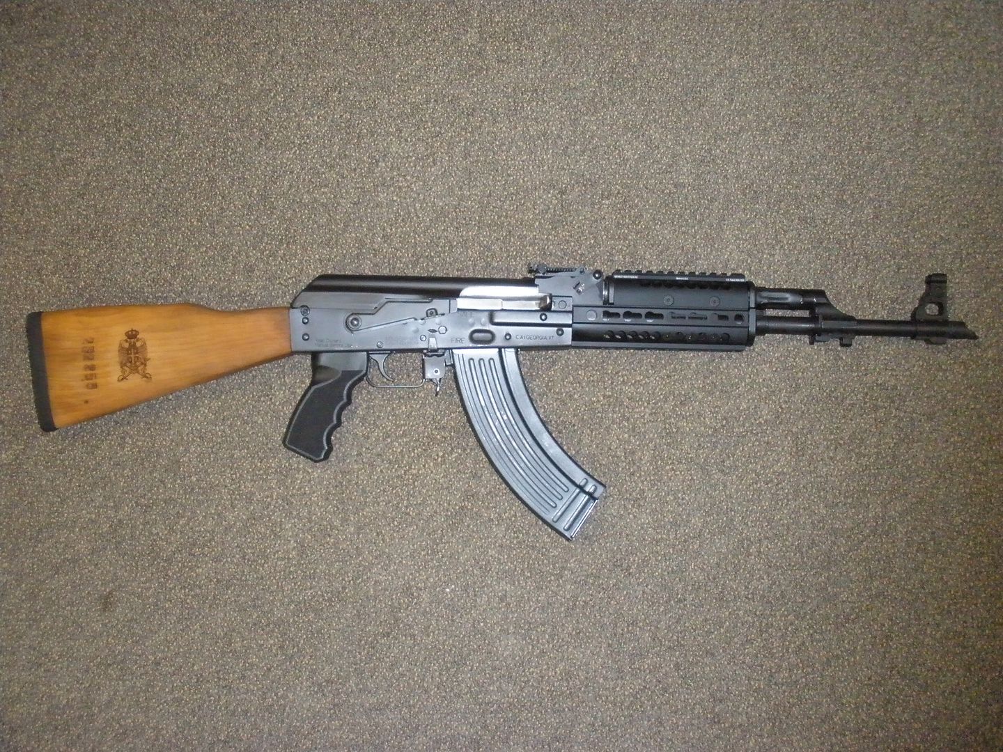 Midwest Industries Yugo M70 KeyMod Hand Guard with optional optic top